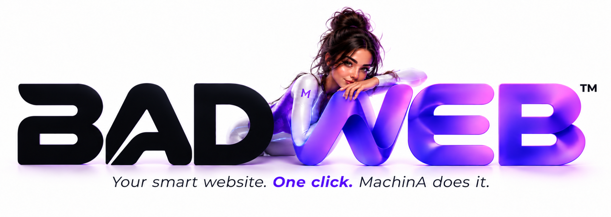 Official MachinA powered by BADWEB logo